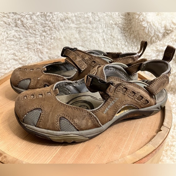 Merrell Brown Siren Ginger Brindle Mary Jane Sandals Shoes Hiking Walking Size 7 - Picture 6 of 8